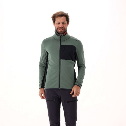 CMP Men's Grid Tech Fleece Jacket 35G3077